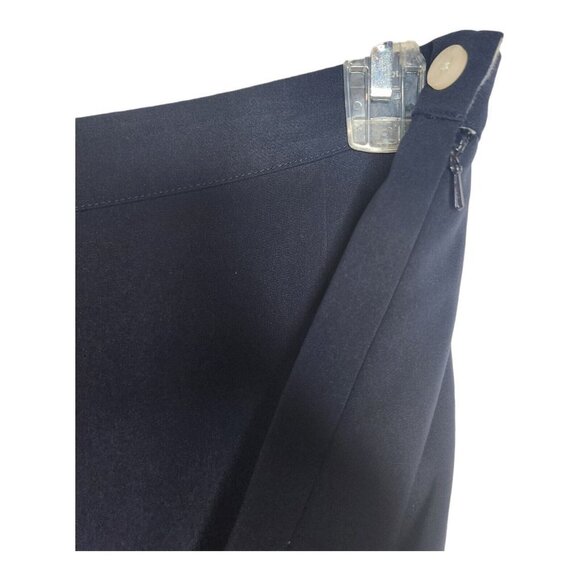 Tommy Hilfiger Golf Skort Skirt Women 12 Navy Blue Tennis Pleats Pockets Zipper - Picture 4 of 6